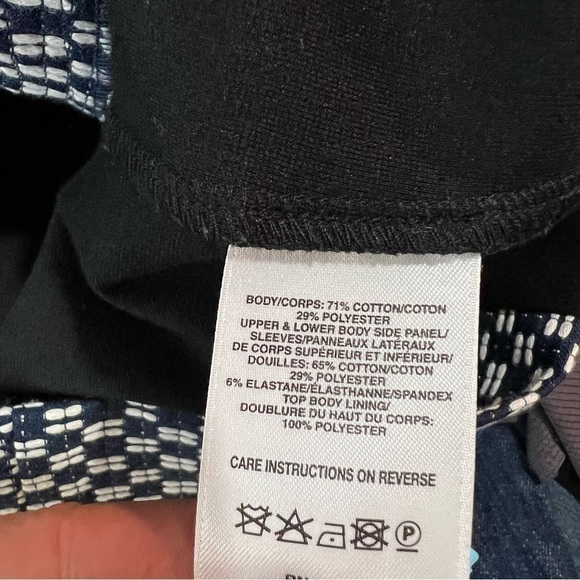 DKNYC Donna Karan Short Sleeve Geometric Print Career Dress Size 14W - Picture 8 of 8